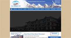 Desktop Screenshot of munsiyarihotel.com